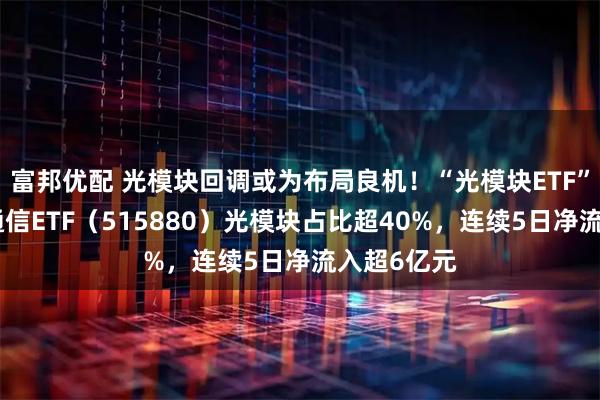 富邦优配 光模块回调或为布局良机！“光模块ETF”哪里找？通信ETF（515880）光模块占比超40%，连续5日净流入超6亿元